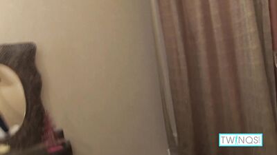 Double Trouble Double Penetration - Twins Excite Their Naughty Nipples And Asses While Sucking Dicks!