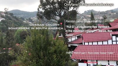 Raging boners and squirting cocks in a hot three-way action! Part two of the "Passion Latino Boys" movie collection, featuring some of the hottest Latin studs youll ever see. Get ready for nonstop action as these guys go at it like theres no