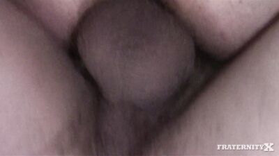 Rewritten as: Tearful goodbye leads to fierce, phallic artwork on former friends delicate behind.