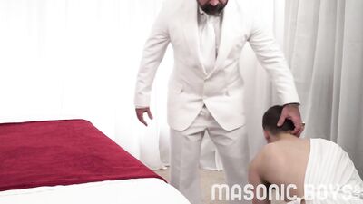 Bearish Brotherhood - Dominant Lodge Brothers Claim their Pupils in an Initiation Ceremony