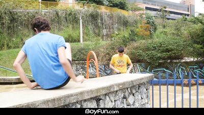 A Taste of Public Delight: A Hard, Sweaty Fuck between Two Young and Curious Studs