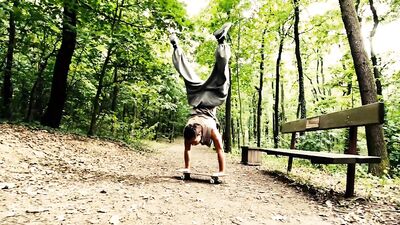 Sexy Rollerbladers Cumming Hard