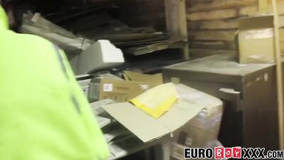 Raw and ruthless rail workers ravish each other in the railyard