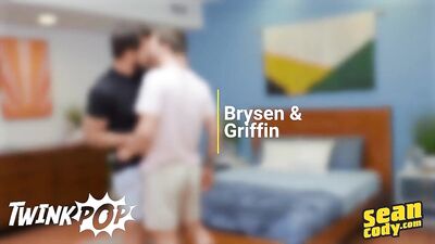 Rewritten as: "Brothers in the Wild: Brysen and Griffins Adventure Turns into a Sexy Encounter in the Great Outdoors"