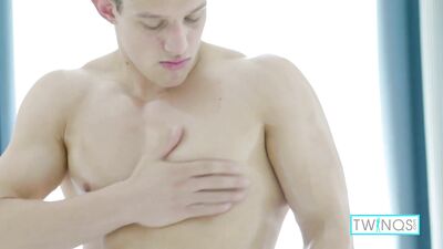 The Powerful Builder, Big Luke, Gets Down and Dirty with His Own Body in a Sensual Tug-of-War!