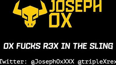 Sling Sensation: R3xs Raw Bareback Banging with Joseph Ox
