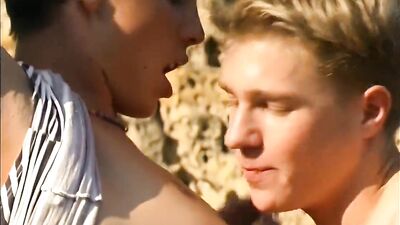 Two Best Friends Get Lost in the Woods and Stumble Upon an Outdoor Orgy with Hunks in Tiny Shorts!