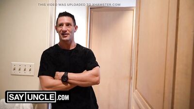 My Stepbrothers Rock-Hard Cock Wont Leave His Pants Alone.