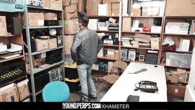 Cuffed and Creamed - The Lusty Security Officer Makes His Move on the Captive Convict