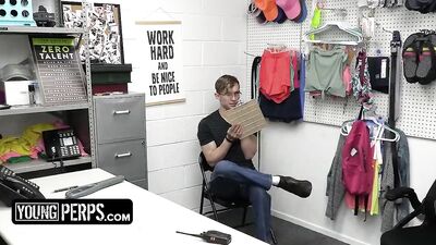 Strapping Young Officer Delivers Stern Spanking to Unruly Hunk