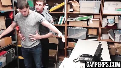 A college students misguided attempt to steal from a mall store leaves him red-faced and bare-assed in front of the security cameras.