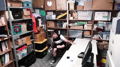 "Penetrating the Perpetrator: A Sexy Security Guards Punishment for Theft"