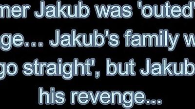 18-year-old Euro stud Jakob Lover indulges in some hot gay action with another hottie.