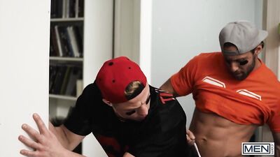 "Hunks & Jocks - A Sensual Tackle and Finish Line Orgasm"
