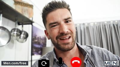 Gay Porn Star Dante Colle Gets Double Penetrated by Two Hot Straight Guys in "Chris Damned and Pierce Paris: The Revenge of the Cheating BF"