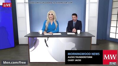 Macho News Reporter Dante Colle Fucks Muscly Journalist Casey Jack in the Wild, Uncut Sexcapade.