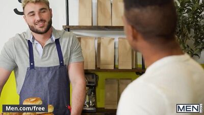 Two Muscular Dudes Suck Each Other Off in a Heated Makeout Session - Men