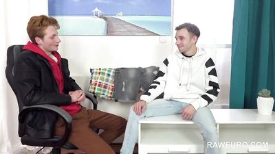 Juicy Euro-twink in a Hardcore Oral Threesome