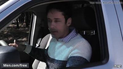 "Brawny and Bare: Two Hunks in the Wild."