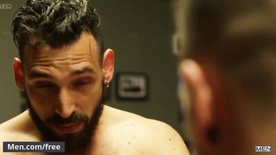 Rewritten as: "Gay Men Squirt on Leather Sofa with Sexy Dudes Paddy OBrian & Enzo Rez".