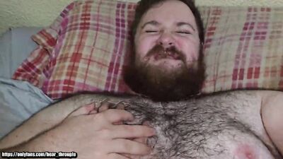 Bear-Ass Bottom Boys Gleefully Grunt While Getting Rutty With Raw Rods (Full Length Clip)