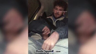 Caught the Eye of a Straight Chauffeur, Convinced Him to Allow My Hirsute Dong to Soak My Pants and Ejaculate like A Beast