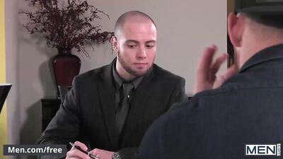 Two Studious Straights Take a Break for Hot Anal Action in the Library!