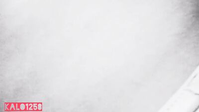 Indian man in a pool of jizz.