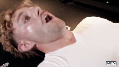 Malik Delgaty and Jackson Cooks go head to head in a steamy round of bullseye with their dicks, resulting in a hot and sweaty finish that'll leave you begging for more.