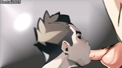 Gay College Roommates Bake Cookies and Get Down and Dirty in the Kitchen for Interracial Anal Animated Hentai Sex