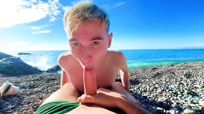 Sun-kissed skin meets sandy beaches as horny young men indulge in hot, heavy sexual encounters.