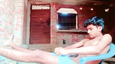 Horny Asian lad gets a dick-sucking spanking in the locker room