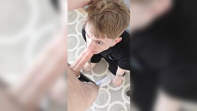 Satisfying my inner beast by engulfing an adorable twinks shaft in my oral cavity, then burying it until the very end.