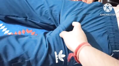 Stepbrotherly Affection: Nighttime Panty-less Adventure with a Huge Cock