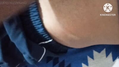 Stepbrotherly Affection: Nighttime Panty-less Adventure with a Huge Cock