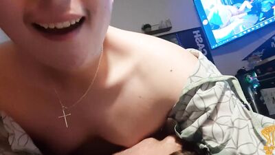 Male Nursing Assistant Gives a Hand Job while Lactating for His Patient in Need