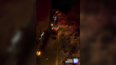 Rewritten as: "Thoroughly Exposed on the Open Road"