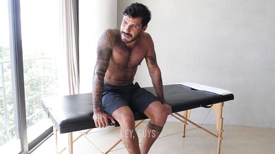 My Hot Dad's Ex, Mark, is a Ski*lled Massage Therapist and He's Treating My Taut Muscles Today!