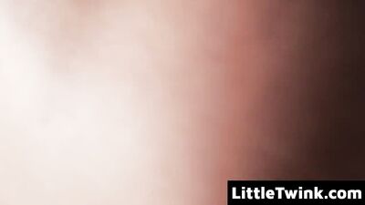 Little Twink Gets His Hands Dirty in the Name of Science, with the Help from a Couple of Muscular Men