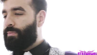 The Reverend Fathers Passionate Cock: A Sexy Bearded Man With A Huge Dick Fucks An Amateur Whose Natural Cock-Sucking And Anal Riding Ski*lls Impress
