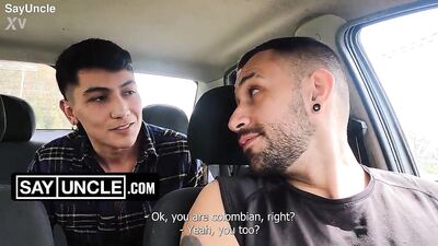 Taxi Cabin Cuddle: A Latin Love Affair