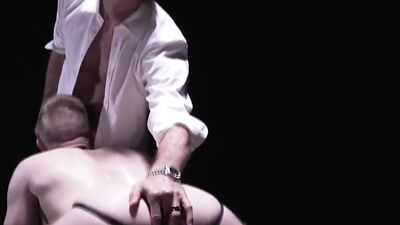 Gentlemen, start your engines! As you can see here, muscular porn star Ryan St. Michael is all set and ready to take on the challenge of being filled up by Serg Shepards stiff dick. With every thrust, Ryan moans in ecstasy as he feels his tight hole