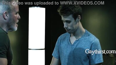 Gasping For Air, The Stepson Kicks The Bucket, And Blows His Top Over A Hole, In This Gay Thirsty Delight.