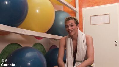 Man on the street interviews Dereck Solo, a handsome German soldier