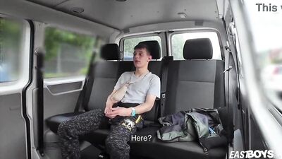 "Bumpy Ride to Paradise: A Gay Porn Adventure with EastBoys Cab Service.