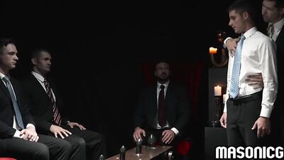 Gangbanged twinks anal abus*e goes viral after secret society initiation!