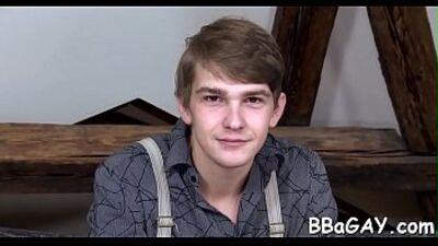 Unleashing the raw passion of two young gay men in a steamy threesome.