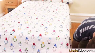 Grabs the lube and his favorite toy, ready for some rough anal fun with Daddy.