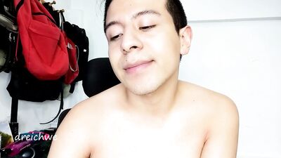 Bearded studs licking and sucking each others sweaty pits in a hot tub