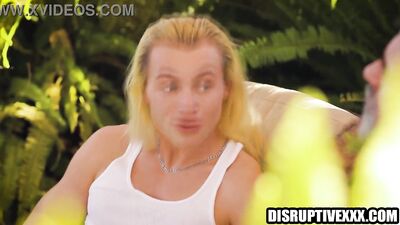 A muscular dad seduces his sons hot new roommate